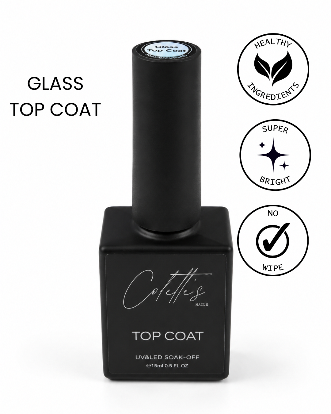 Glass Top Coat (No wipe)