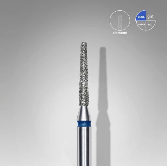 Staleks Diamond Nail Drill Bit Frustum Blue Head Diameter 1.6 mm/ Working Part 10 mm