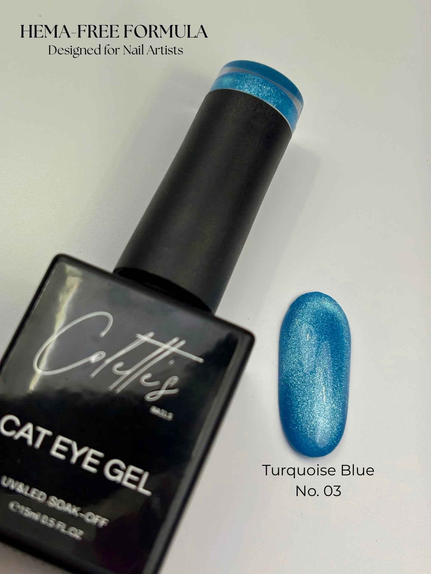 Turquoise Blue Cat Eye No. 03