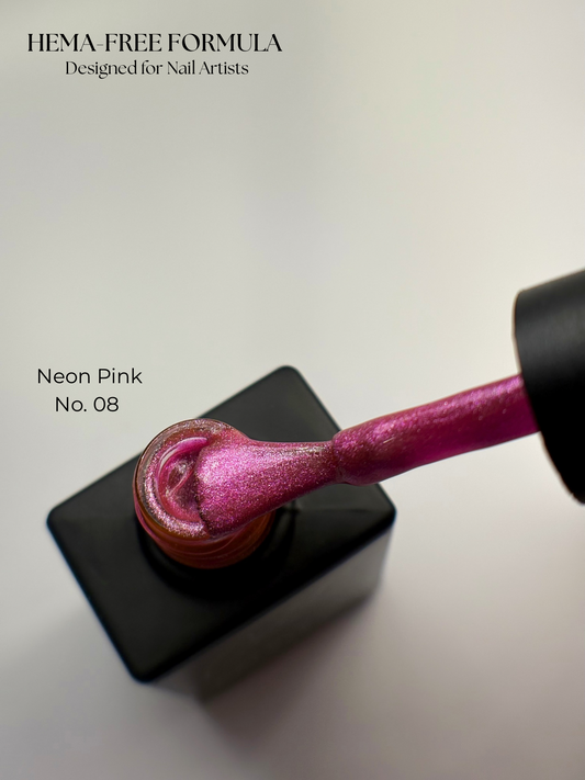 Neon Pink Cat Eye No. 08
