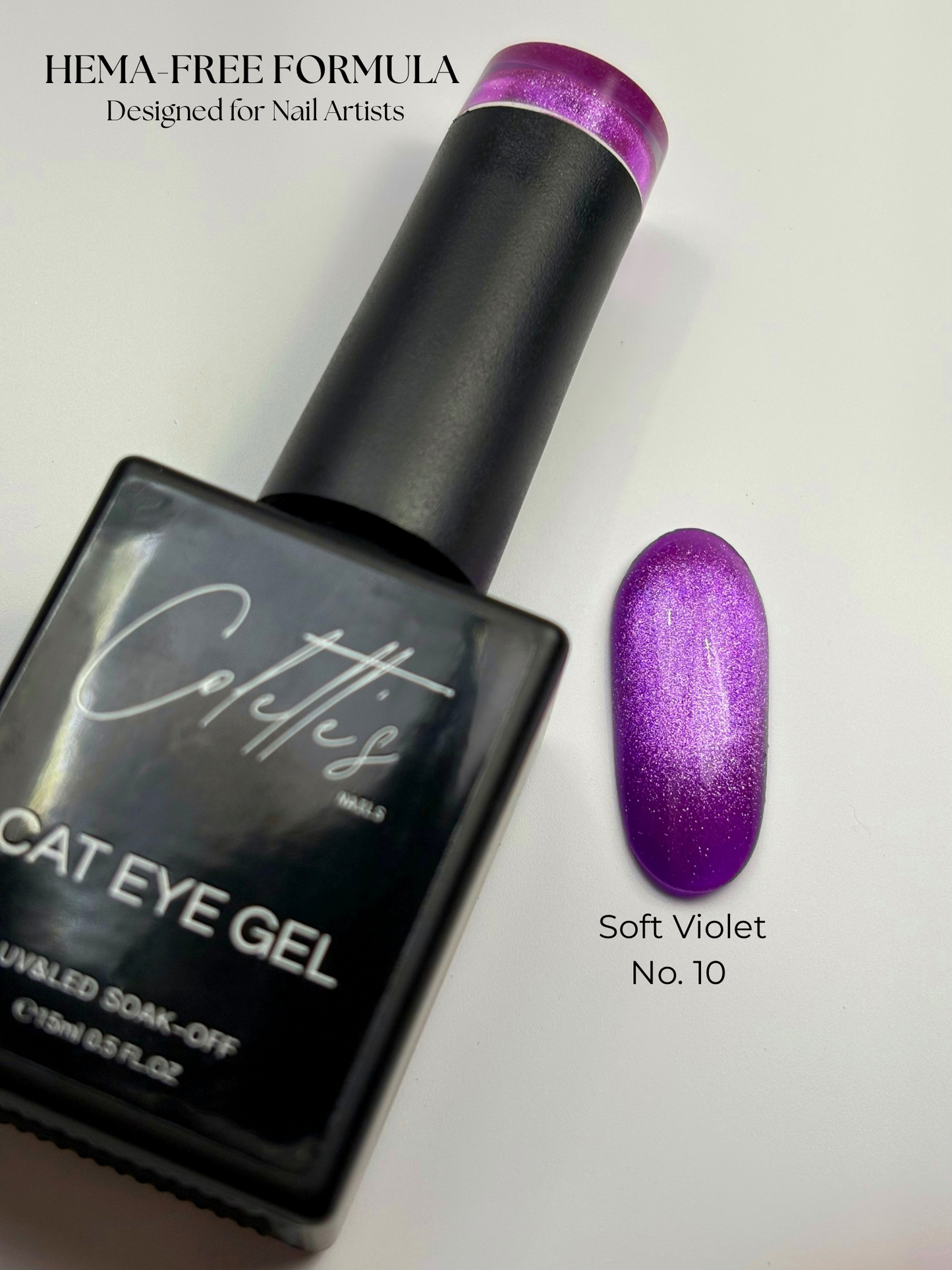 Soft Violet Cat Eye No. 10